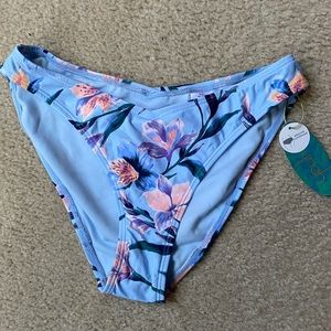 Size Small floral print bathing suit bottoms